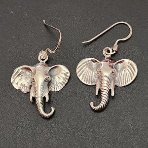 ELEPHANT Earrings 925 Sterling pierced